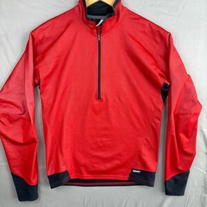 Mountain Hardwear Windstopper 1/2 Zip Pullover Mens Large Red N2S Made in USA